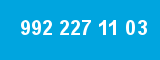992 227 11 03